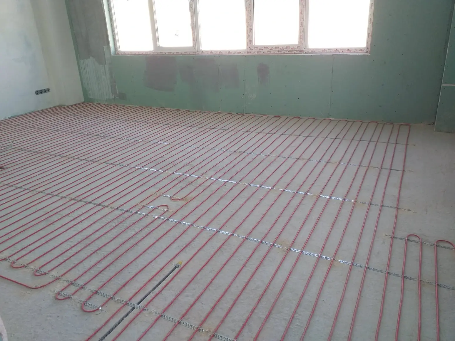 Încălzire electrică în pardoseală, Oficiu 75m2