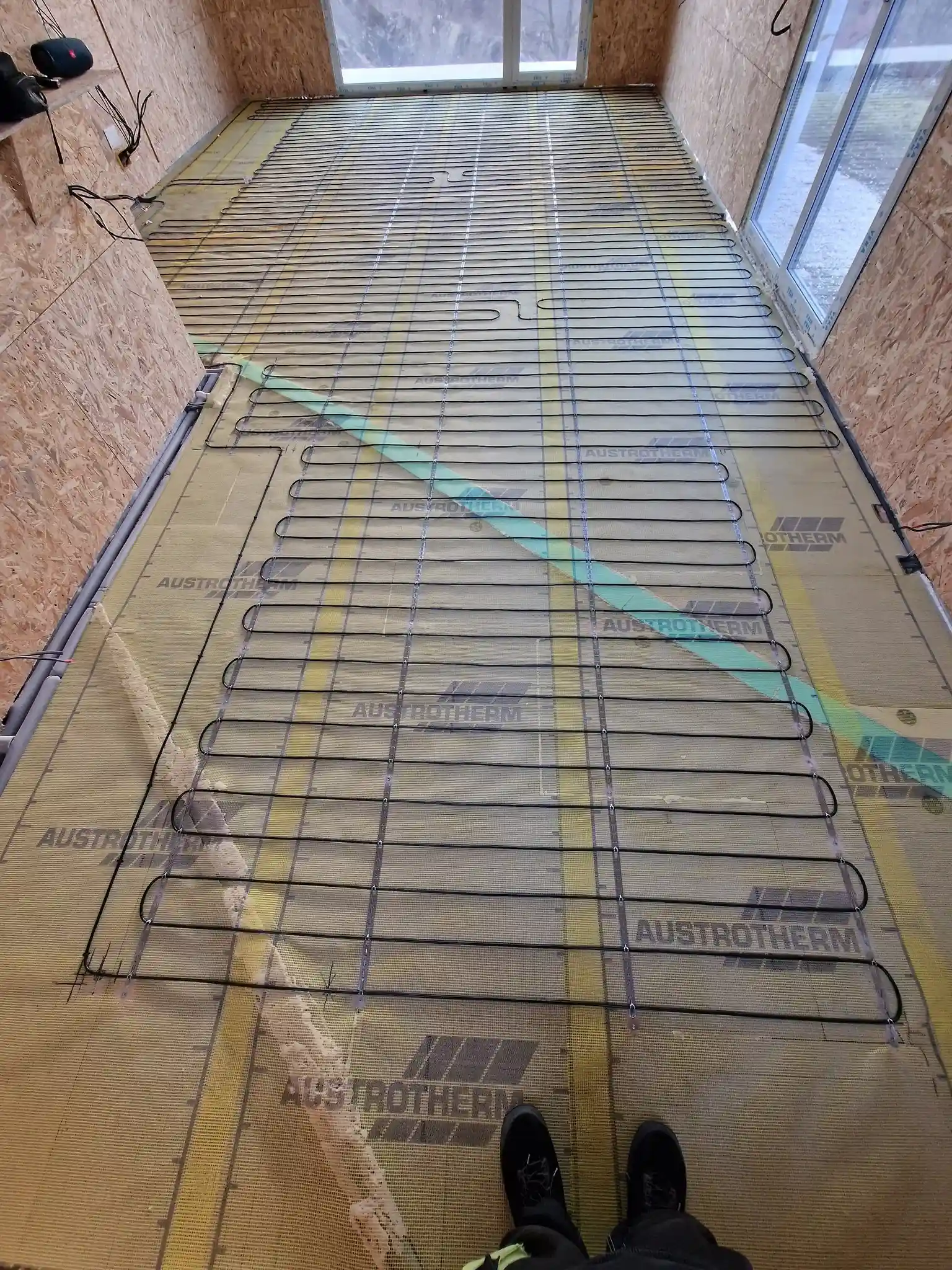 Încălzire electrică în pardoseală, Oficiu 75m2