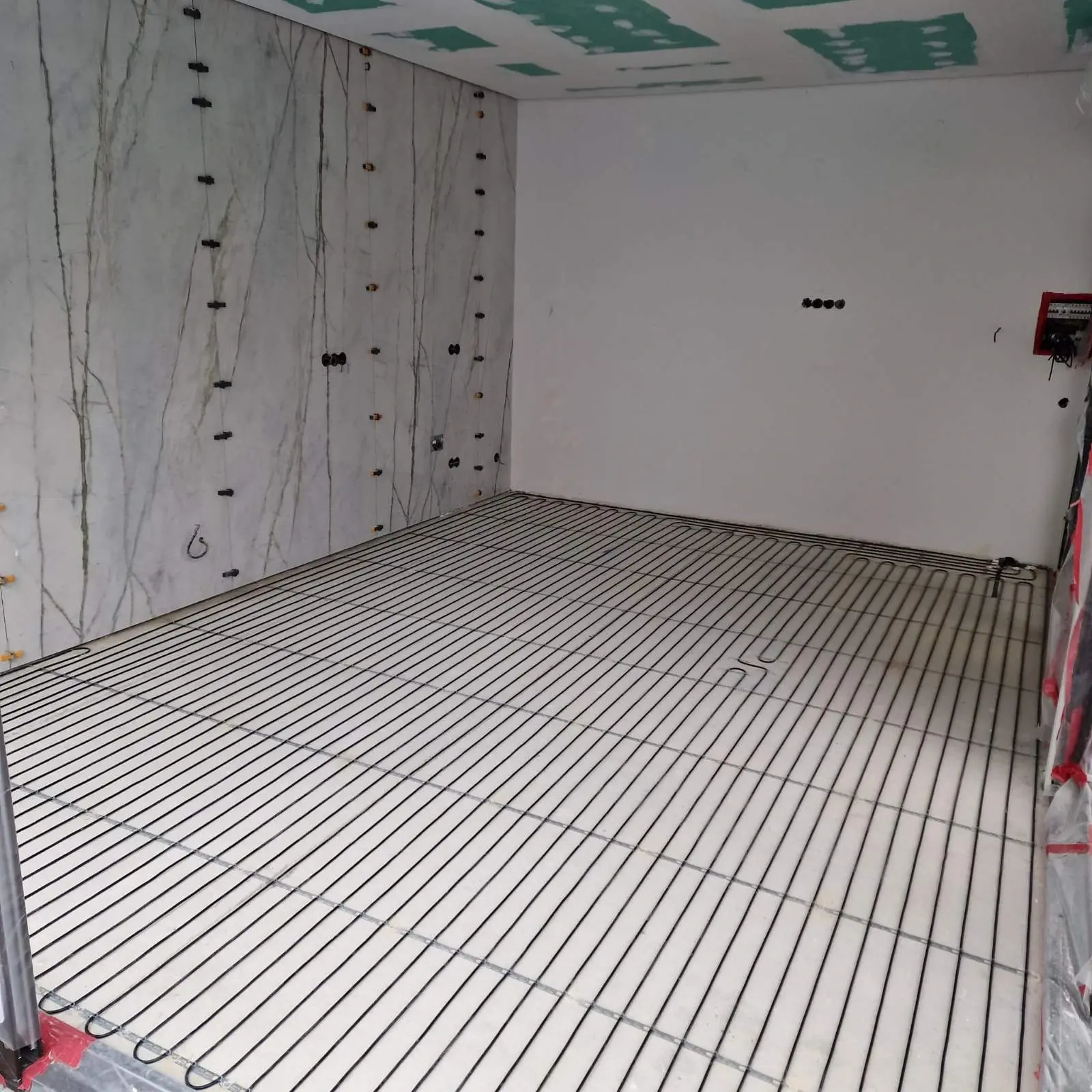 Încălzire electrică în pardoseală, Oficiu 75m2