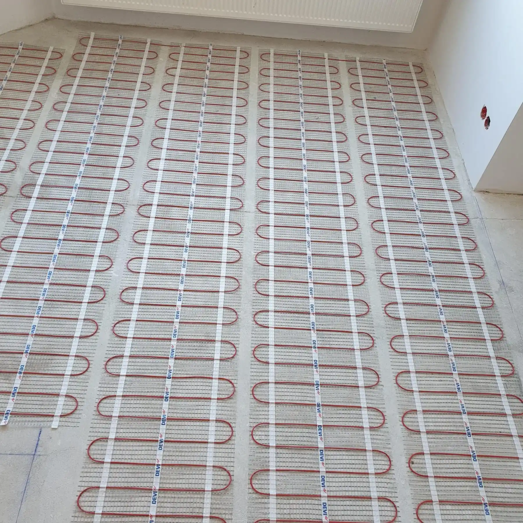 Încălzire electrică în pardoseală, Oficiu 75m2